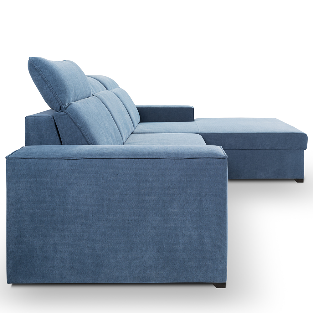 Sedací souprava BALI | 256x178 cm | PRAVÁ | rozkládací + úložný prostor | VÝBĚR TKANIN