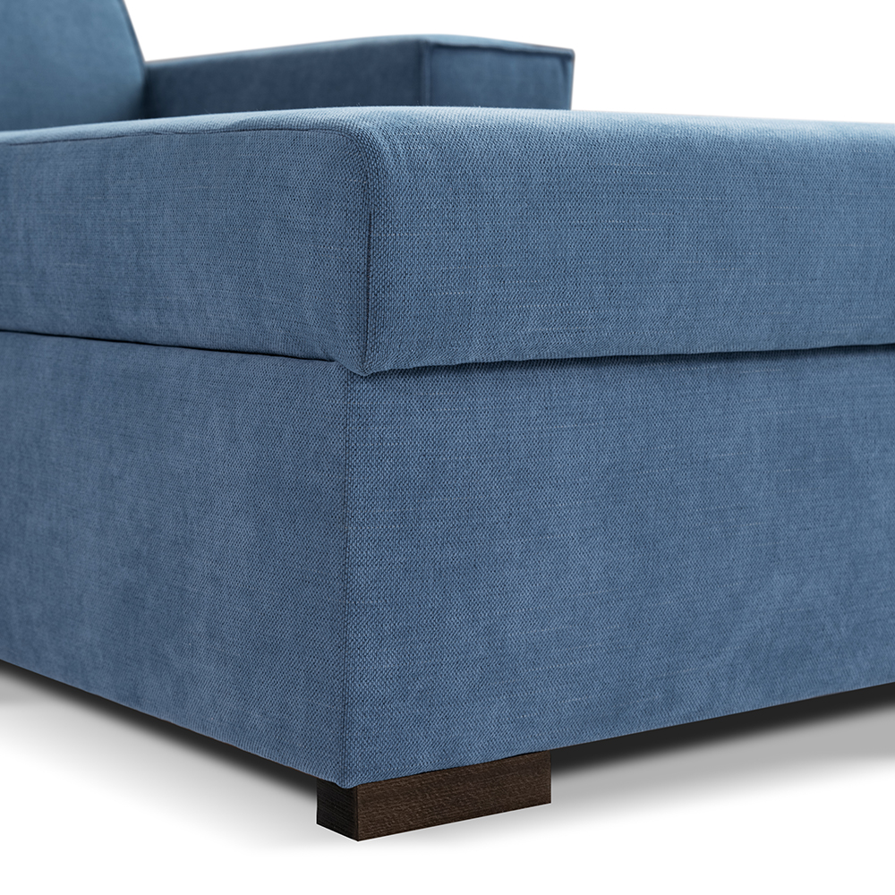 Sedací souprava BALI | 256x178 cm | PRAVÁ | rozkládací + úložný prostor | VÝBĚR TKANIN