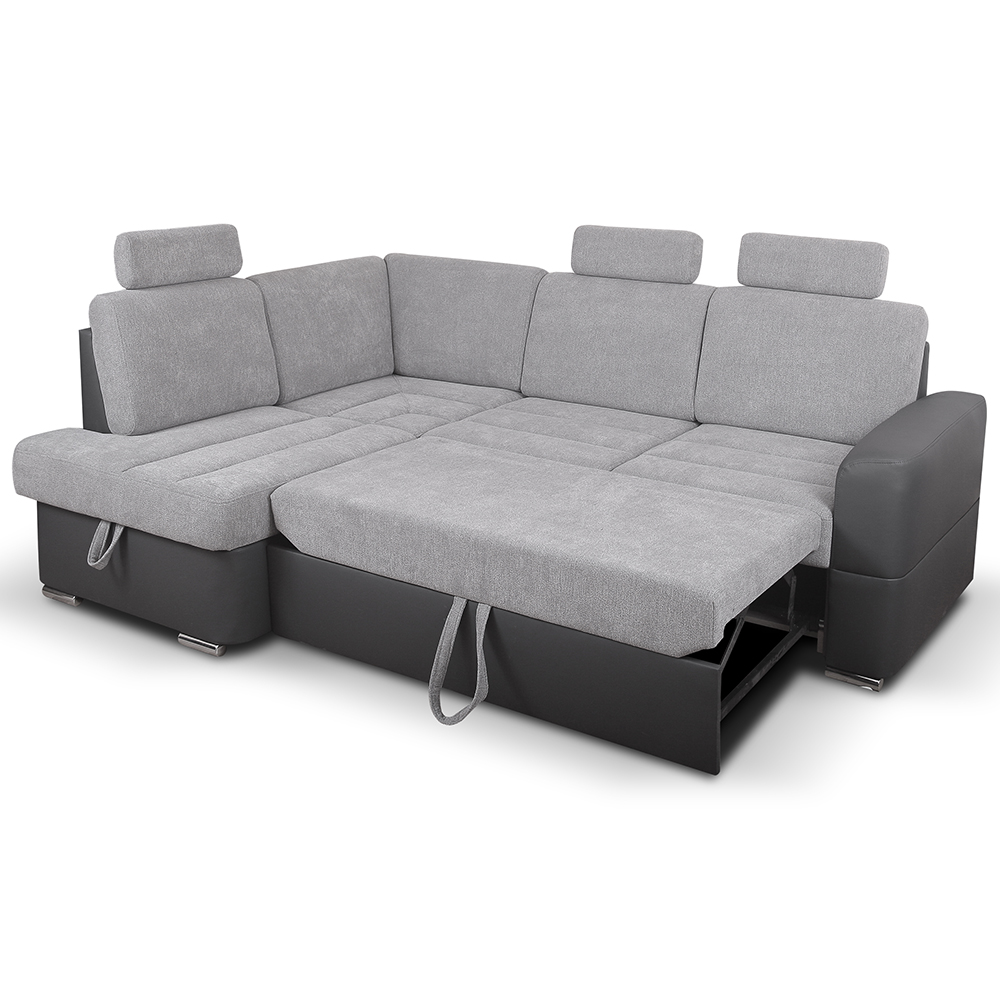 Sedací souprava BARDO | 170x235 cm | LEVÁ | rozkládací + úložný prostor | VÝBĚR TKANIN