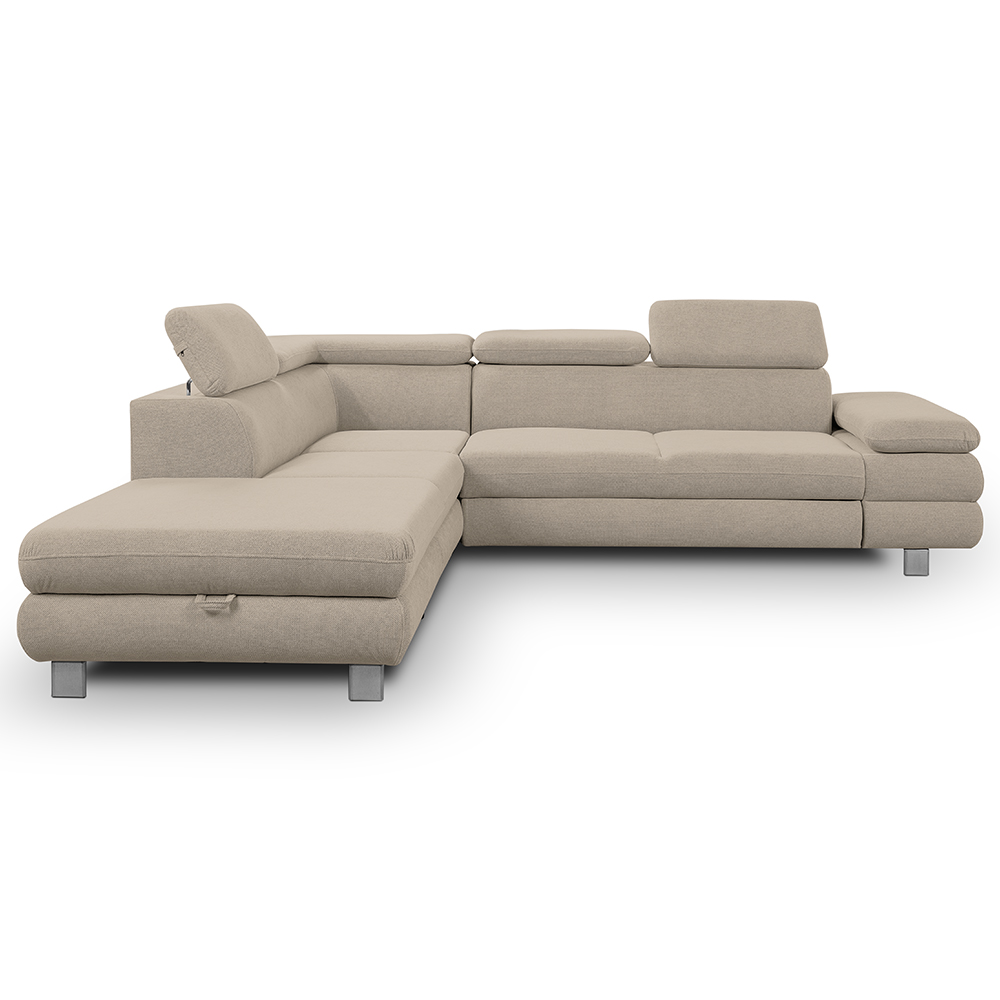 Sedací souprava CONTI NEW | 226x276 cm | LEVÁ | rozkládací + úložný prostor | VÝBĚR TKANIN