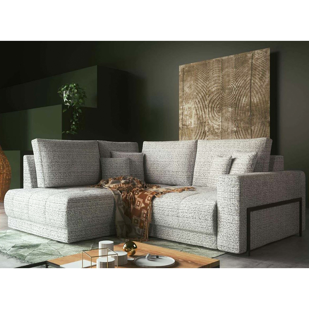 Sedací souprava SERGIO | 212x253 | el. rozklad + USB + úlož. prostor | VÝBĚR TKANINY