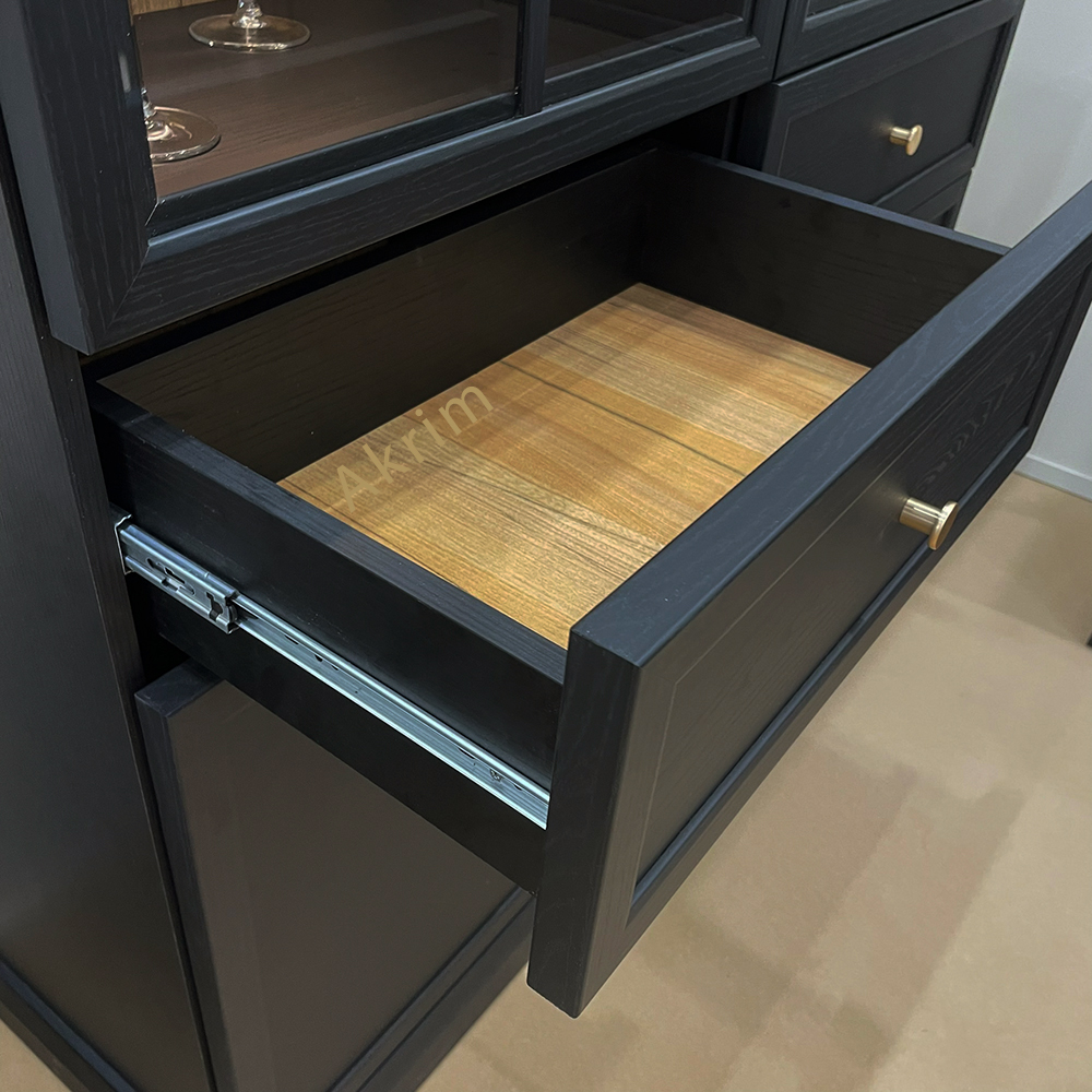 LUCCA c | komoda K4D4S | 192,6 cm | černá