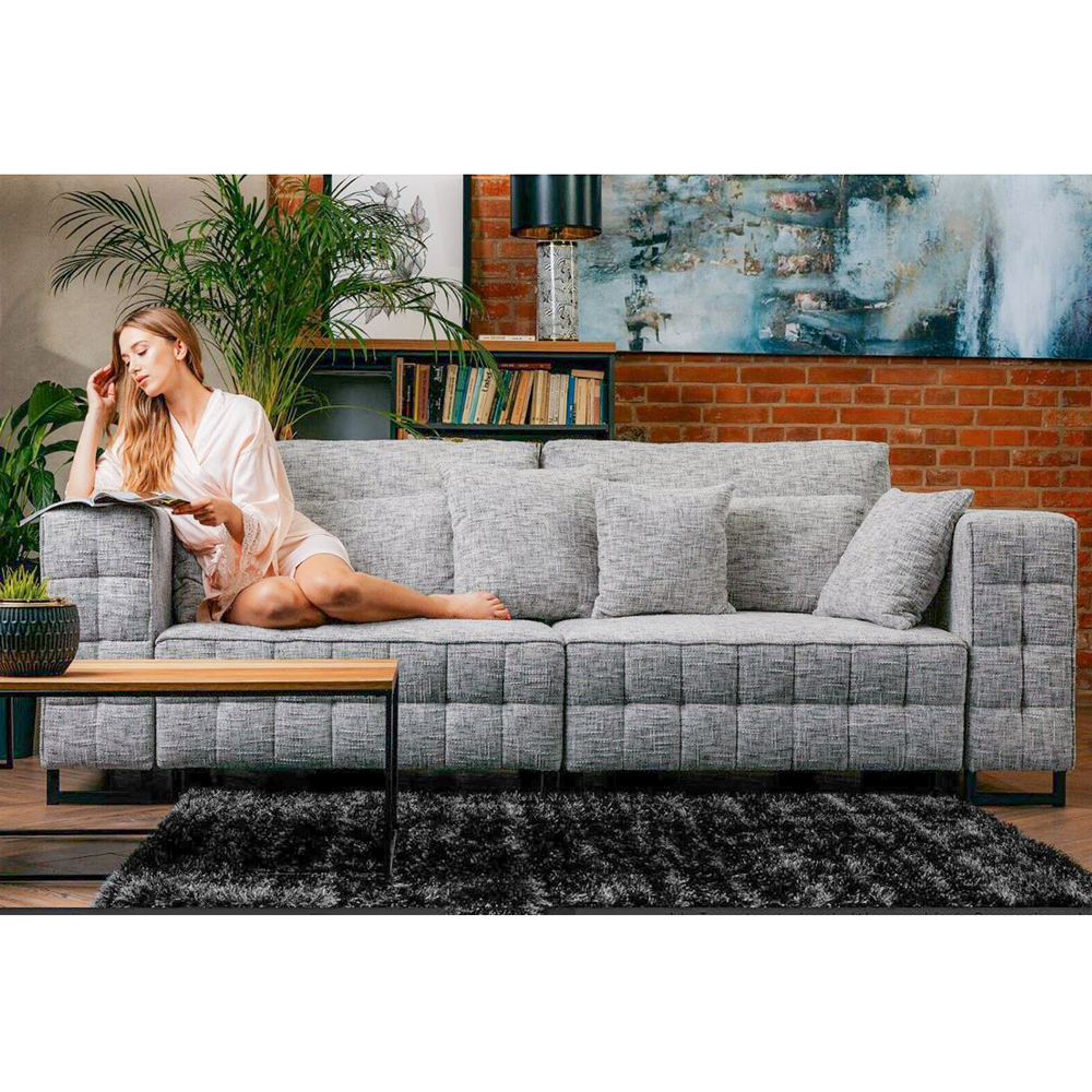 Pohovka GEMMA | 260 cm | EXTRA KVALITA | rozkládací + úložný prostor + USB | VÝBĚR TKANIN