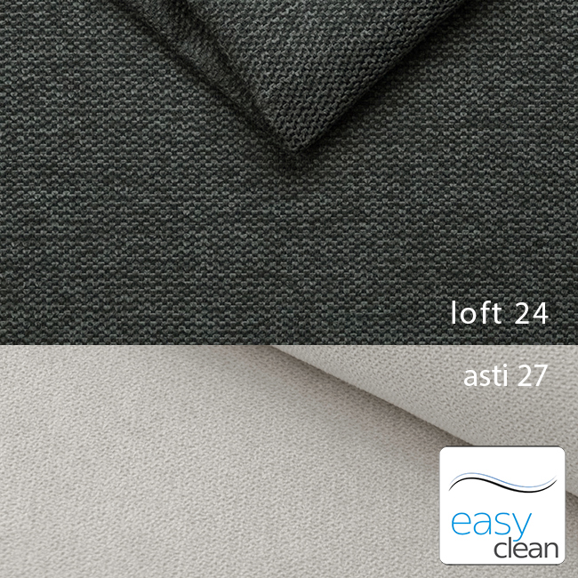 Sedací souprava COOL | 191x281 cm | rozkládací + úložný prostor | LEVÁ | světle šedá grafitová 24/27