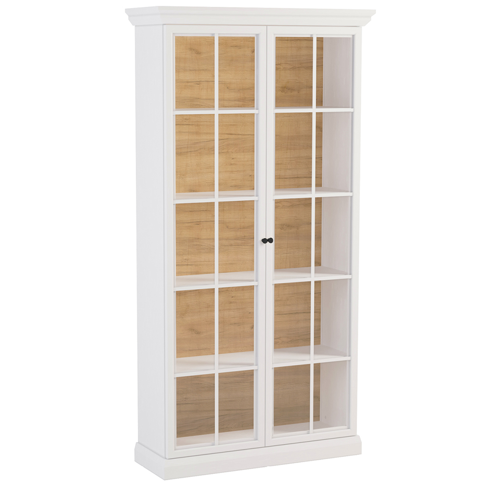 LUCCA b | vitrína W2D | 102,4 cm | bílá