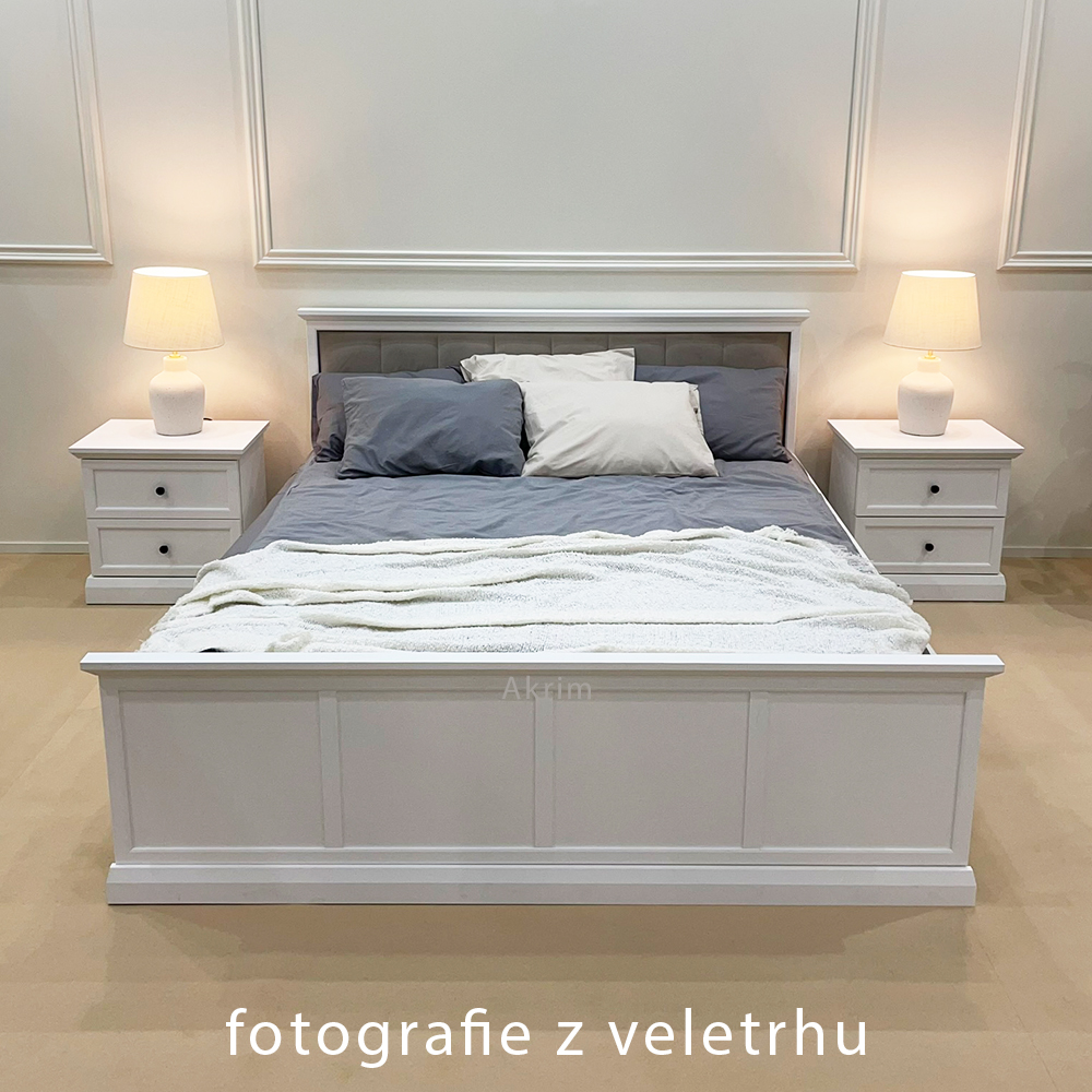 LUCCA b | vitrína W2D | 102,4 cm | bílá