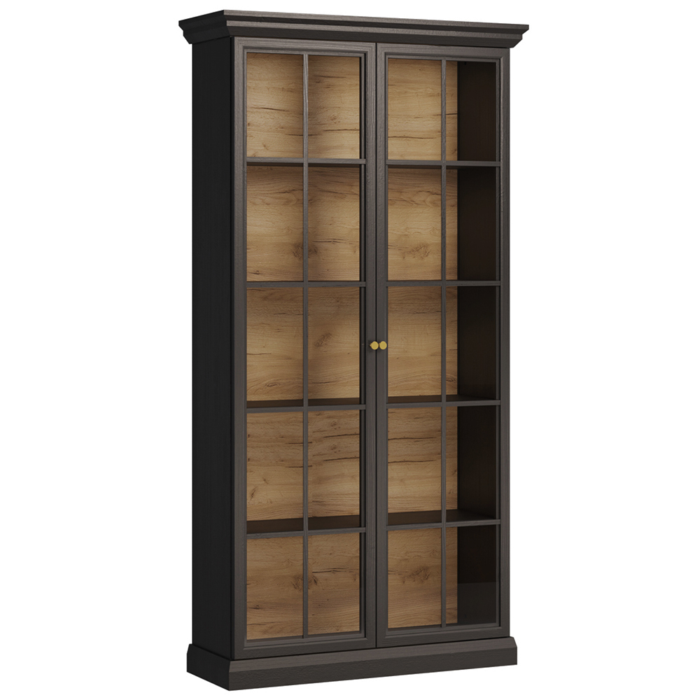 Obývací stěna LUCCA c | 3 díly | černá