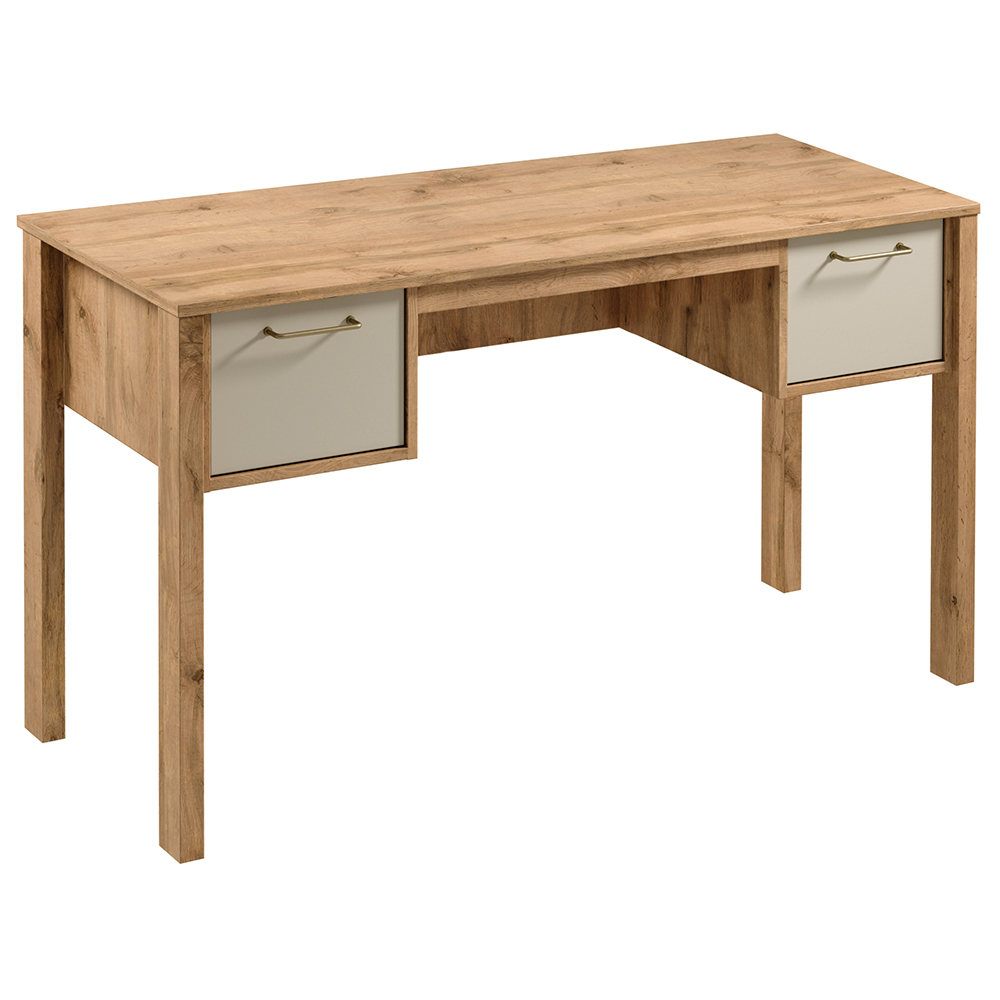 INDYGO b | psací stůl B2S | 138 cm | dub wotan/béžová