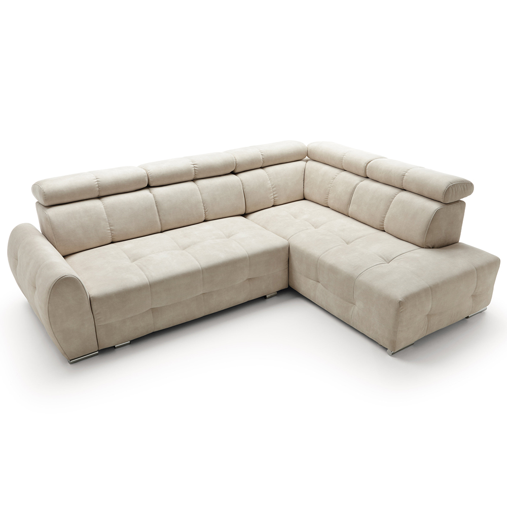 Sedací souprava GARDA II | 275x208 cm | PRAVÁ | každodenní spaní | VÝBĚR TKANINY