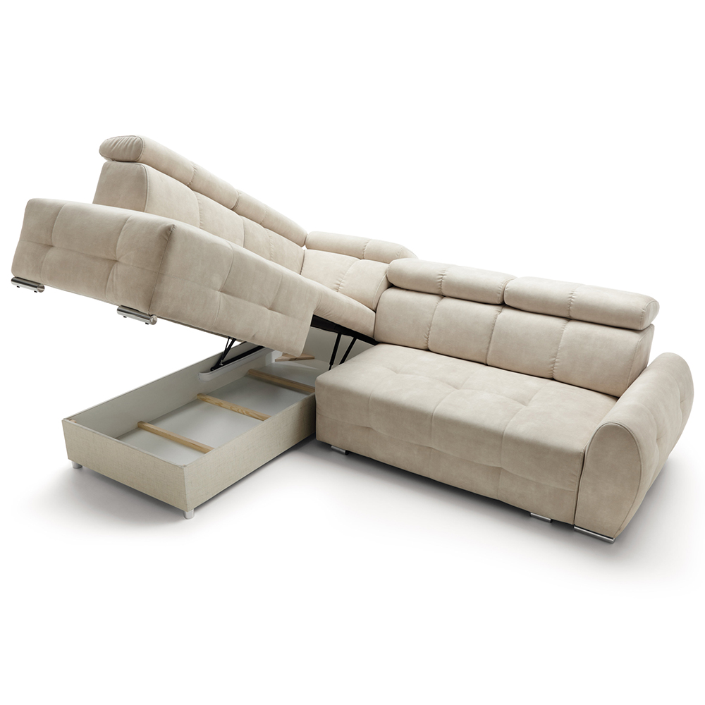 Sedací souprava GARDA II | 208x275 cm | LEVÁ | každodenní spaní | VÝBĚR TKANINY