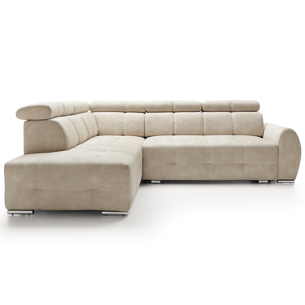 Sedací souprava GARDA II | 208x275 cm | LEVÁ | každodenní spaní | VÝBĚR TKANINY