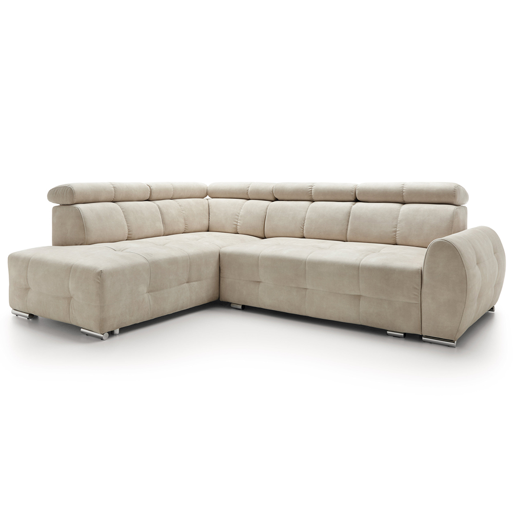 Sedací souprava GARDA II | 208x275 cm | LEVÁ | každodenní spaní | VÝBĚR TKANINY