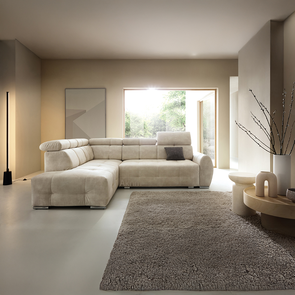 Sedací souprava GARDA II | 208x275 cm | LEVÁ | každodenní spaní | VÝBĚR TKANINY