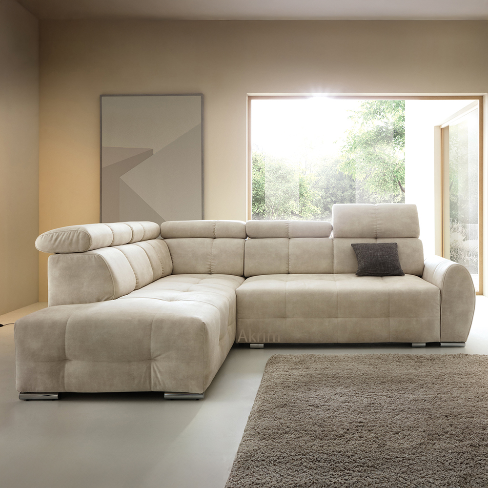 Sedací souprava GARDA II | 208x275 cm | LEVÁ | každodenní spaní | VÝBĚR TKANINY