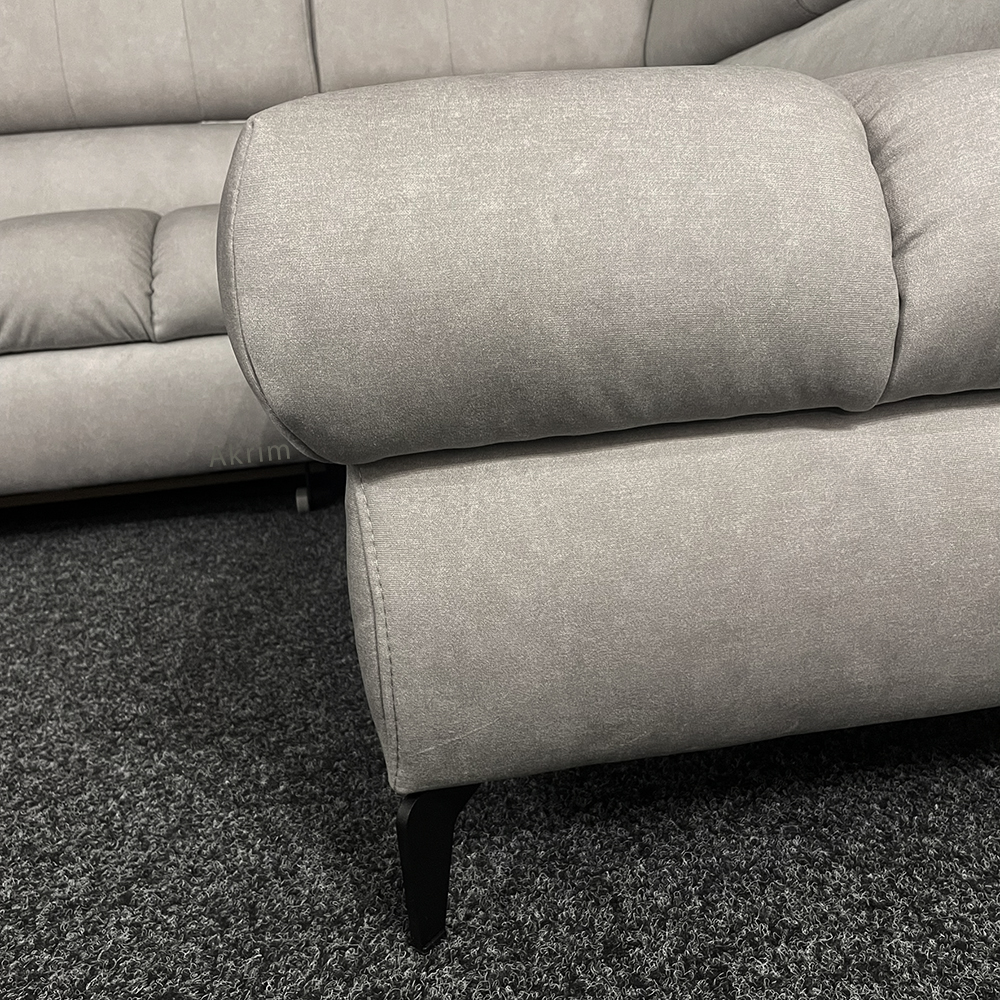 Sedací souprava LUGANO II | 272x202 | rozkládací + úložný pr. | šedá | PRAVÁ | VÝPRODEJ Z PRODEJNY