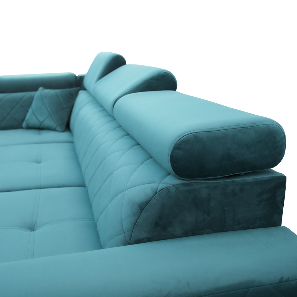 Sedací souprava GLOSS | 200x268 cm | rozkládací + úložný prostor | VÝBĚR TKANIN