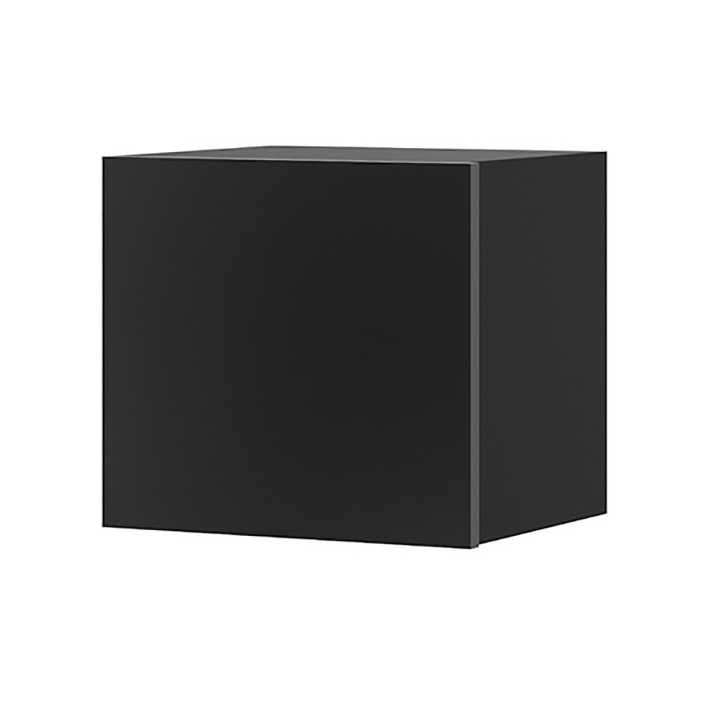 Obývací stěna CALABRINI c | 250 cm | 6 dílů D | černá lesk