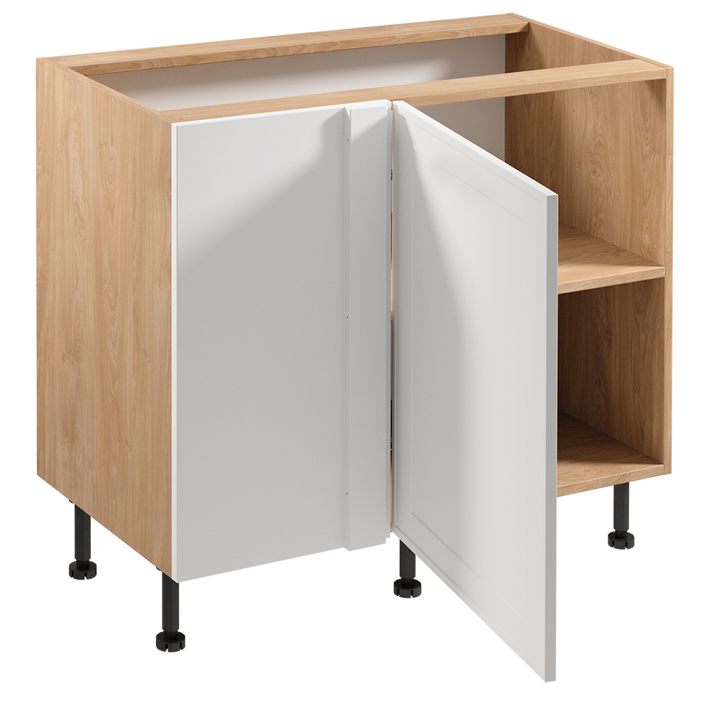 SORENTO pb | dolní skříňka D100N rohová | 120x60cm | UNI provedení | puccini/bílá