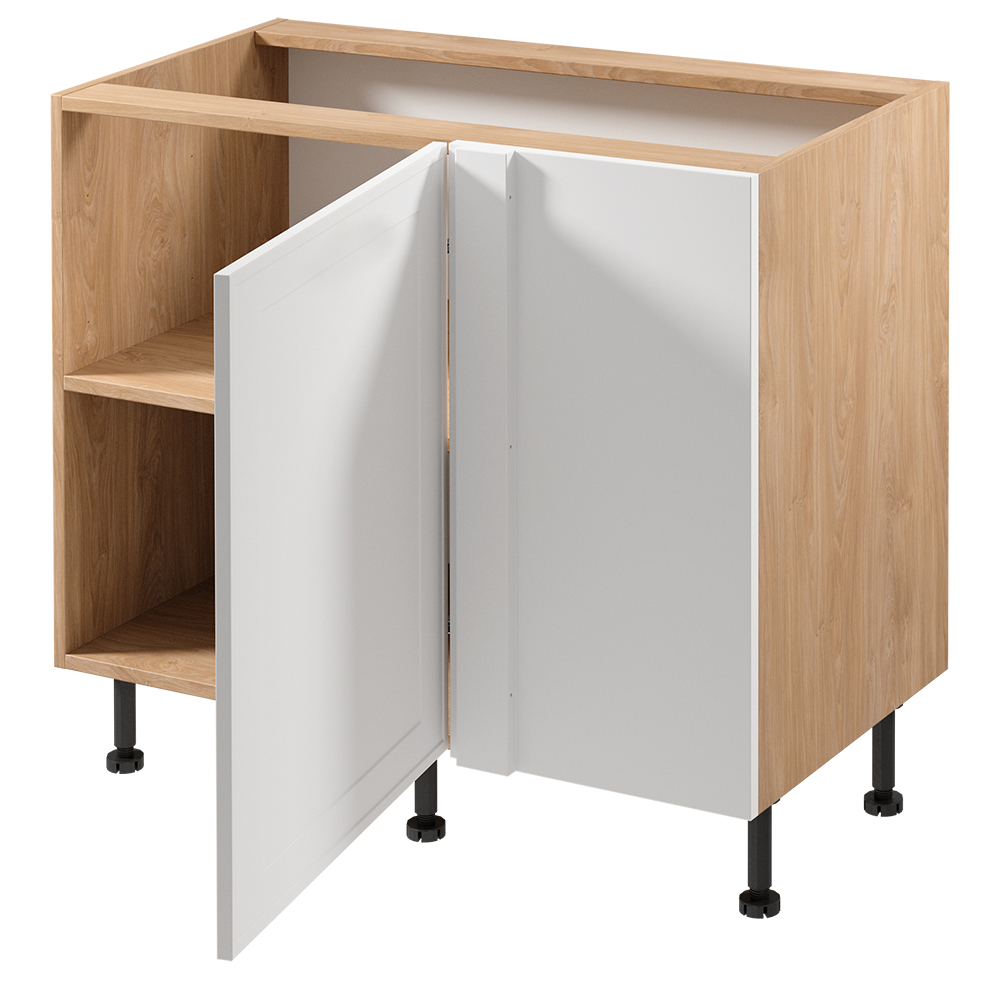 SORENTO pb | dolní skříňka D100N rohová | 120x60cm | UNI provedení | puccini/bílá