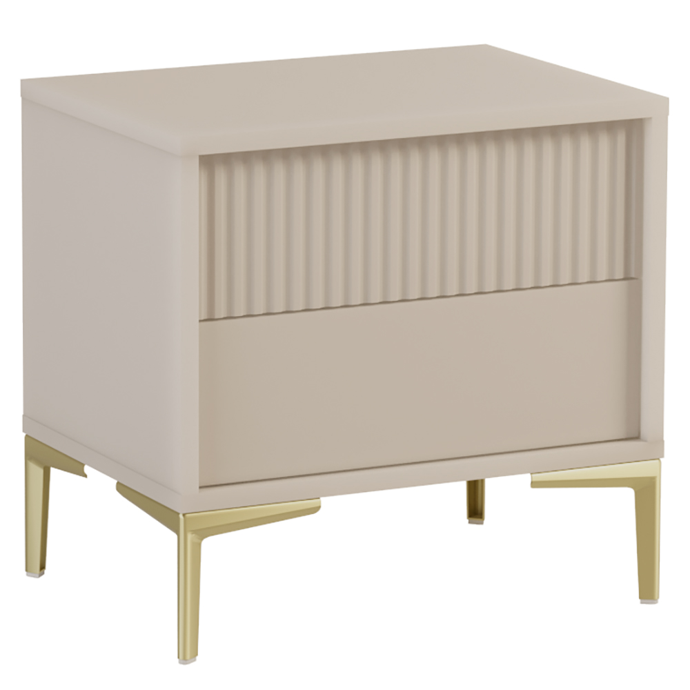 UNO | noční stolek SN | 53,4 cm | béžová | lamino o síle 18 mm
