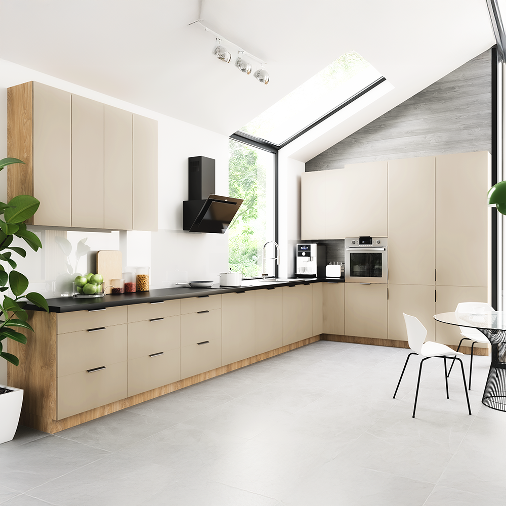 SORENTO pz | dolní skříňka D60IN se zásuvkami na indukční desku | 60 cm | puccini/béžová