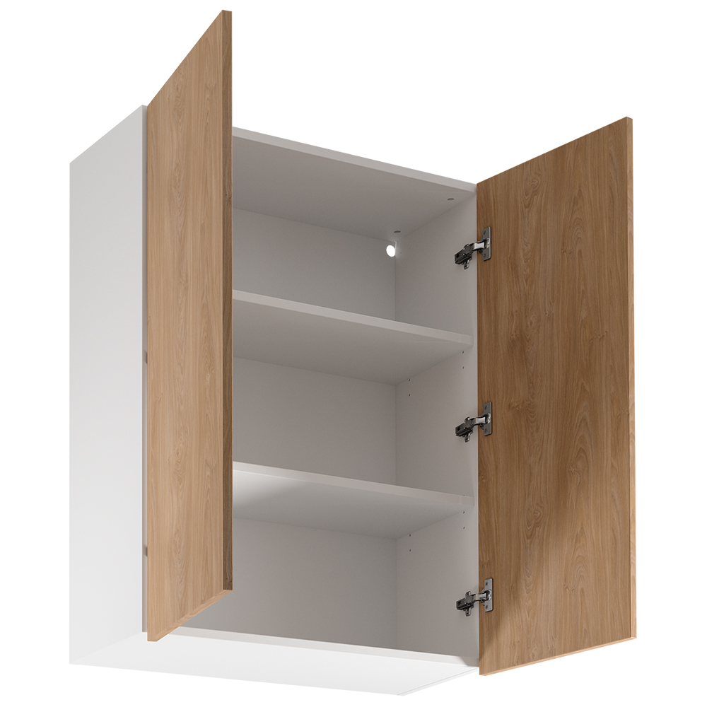 SORENTO bp | horní skříňka G80 policová | 80 cm | bílá/puccini