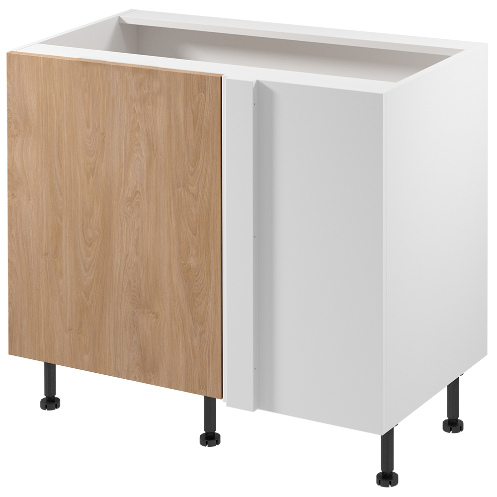 SORENTO bp | dolní skříňka D100N rohová | 120x60cm | UNI provedení | bílá/puccini