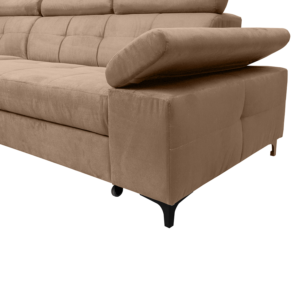 Sedací souprava NAPOLI | 174x260 | rozkládací + úložný prostor | LEVÁ | VÝBĚR TKANIN