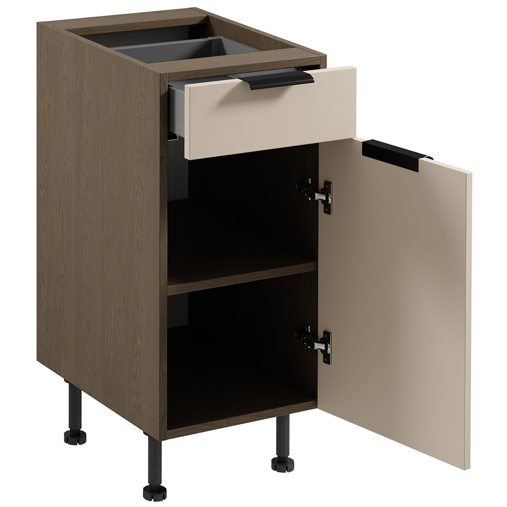 SORENTO bz | dolní skříňka D40S1 s dvířky a zásuvkou | 40 cm | UNI provedení | baltic/béžová