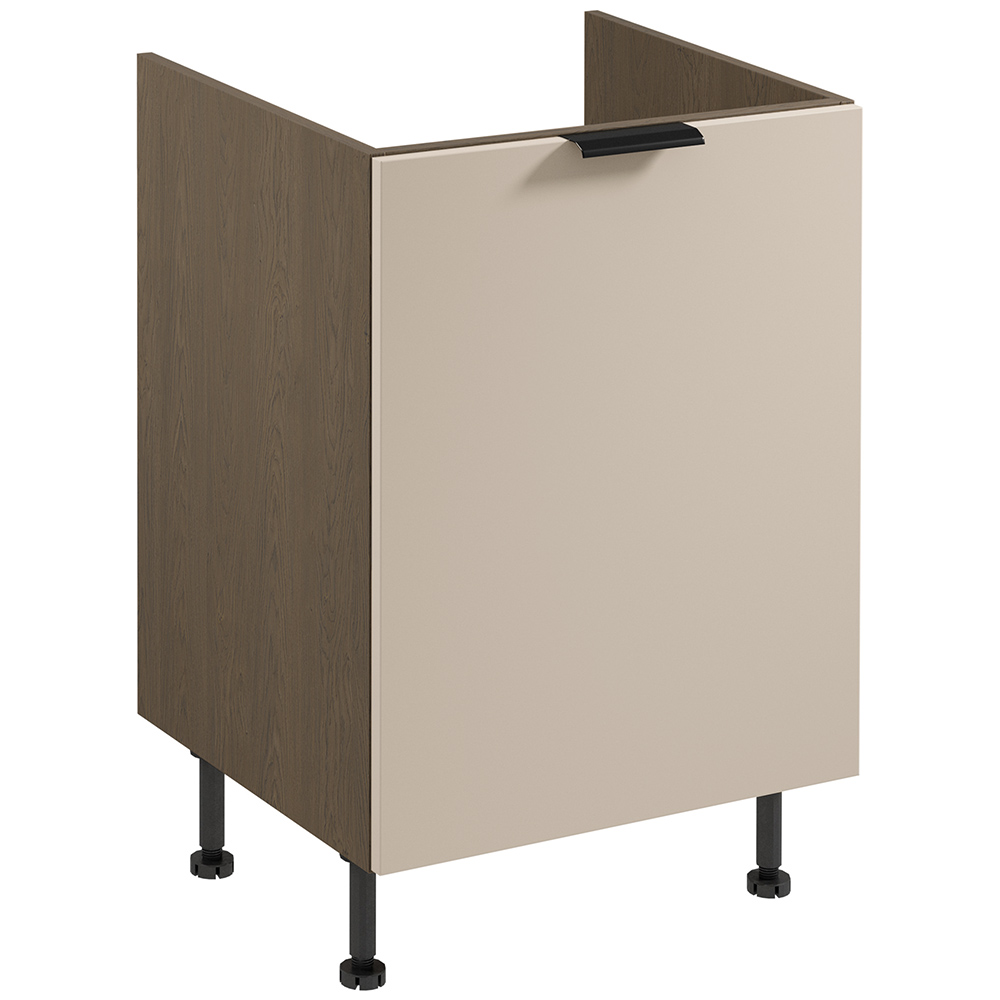 SORENTO bz | dolní skříňka D60ZS dřezová výsuvná + koše na odpad | 60 cm | baltic/béžová