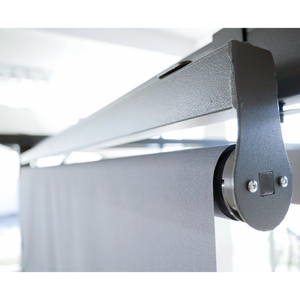 Stahovací roleta do pergoly SUNNY | 120x225 cm | šedá