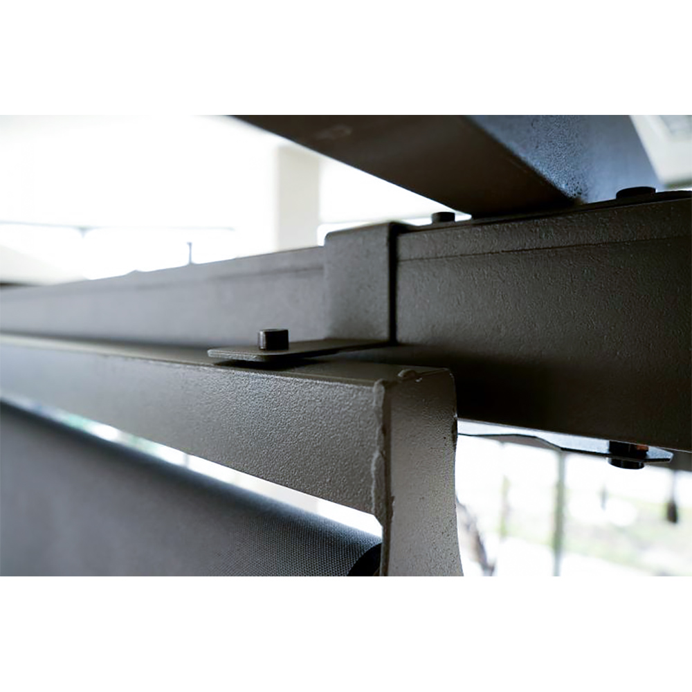 Stahovací roleta do pergoly SUNNY | 120x225 cm | šedá