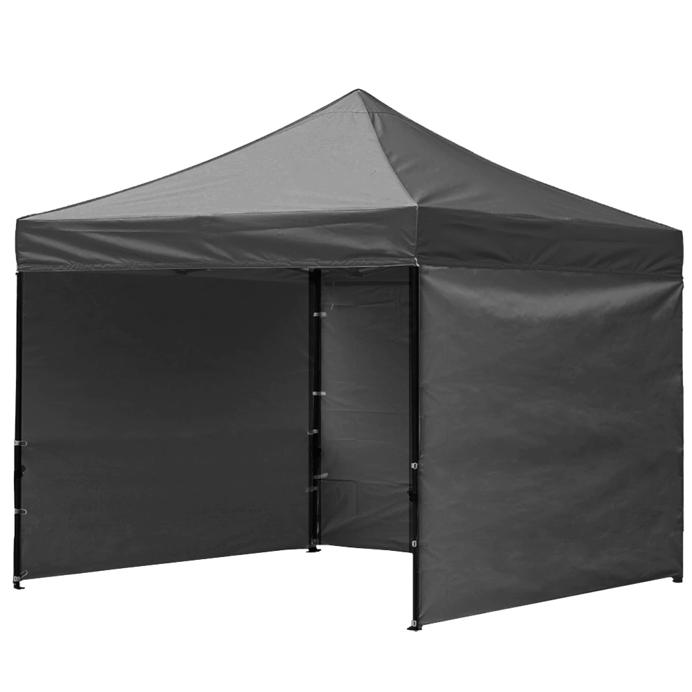 Zahradní altán přístřešek RORY | 3x3 m | čtvercový | ROZTAHOVACÍ SYSTÉM | šedá antracit