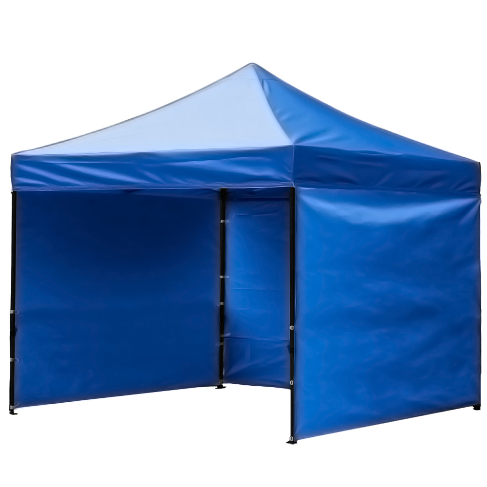 Zahradní altán přístřešek RORY | 3x3 m | čtvercový | ROZTAHOVACÍ SYSTÉM | modrá