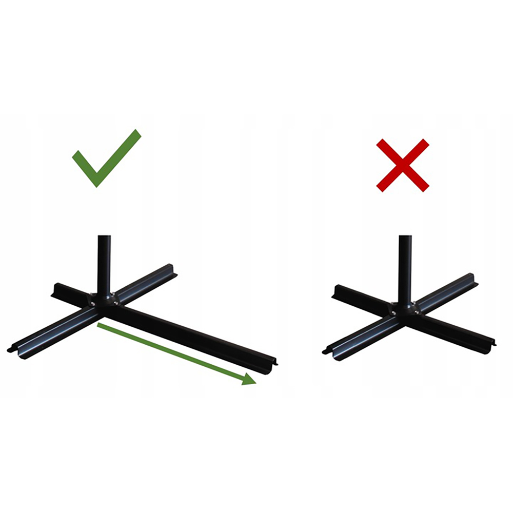 Zahradní deštník slunečník PASOL | průměr Ø 3 m | kulatý | šedá | GAO5316