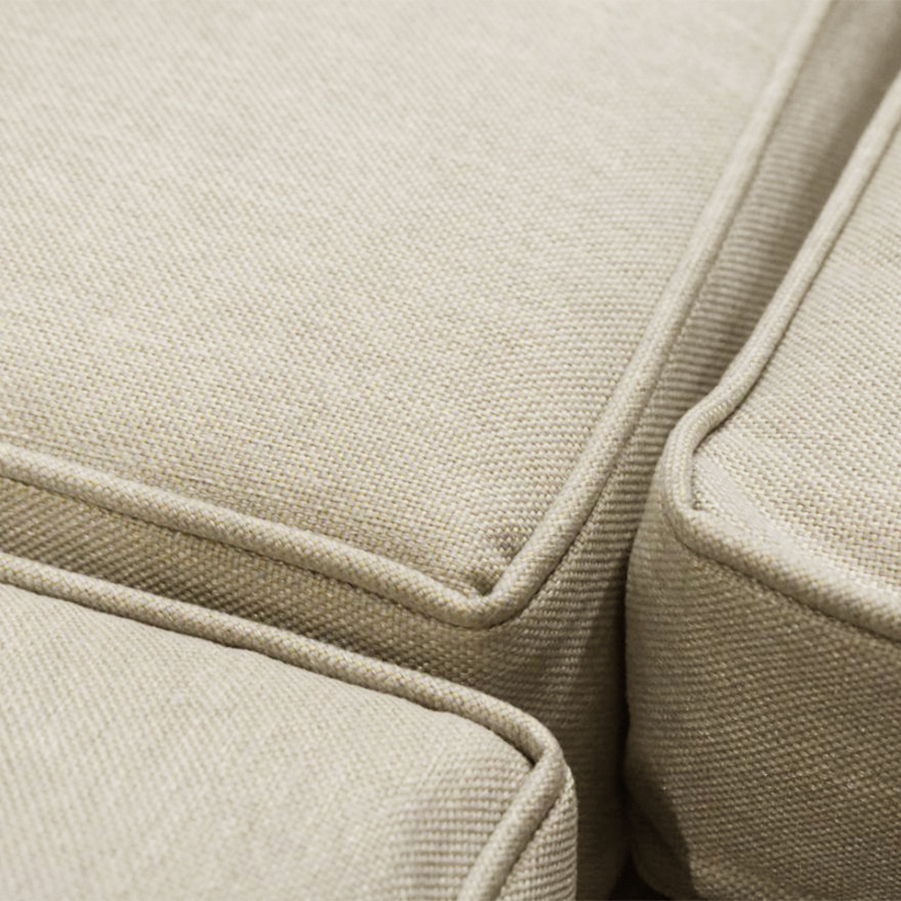 Zahradní sestava k sezení BOB II | rohová sedačka + 2 taburety + stolek | umělý ratan | krémová/hněd | ABI8205