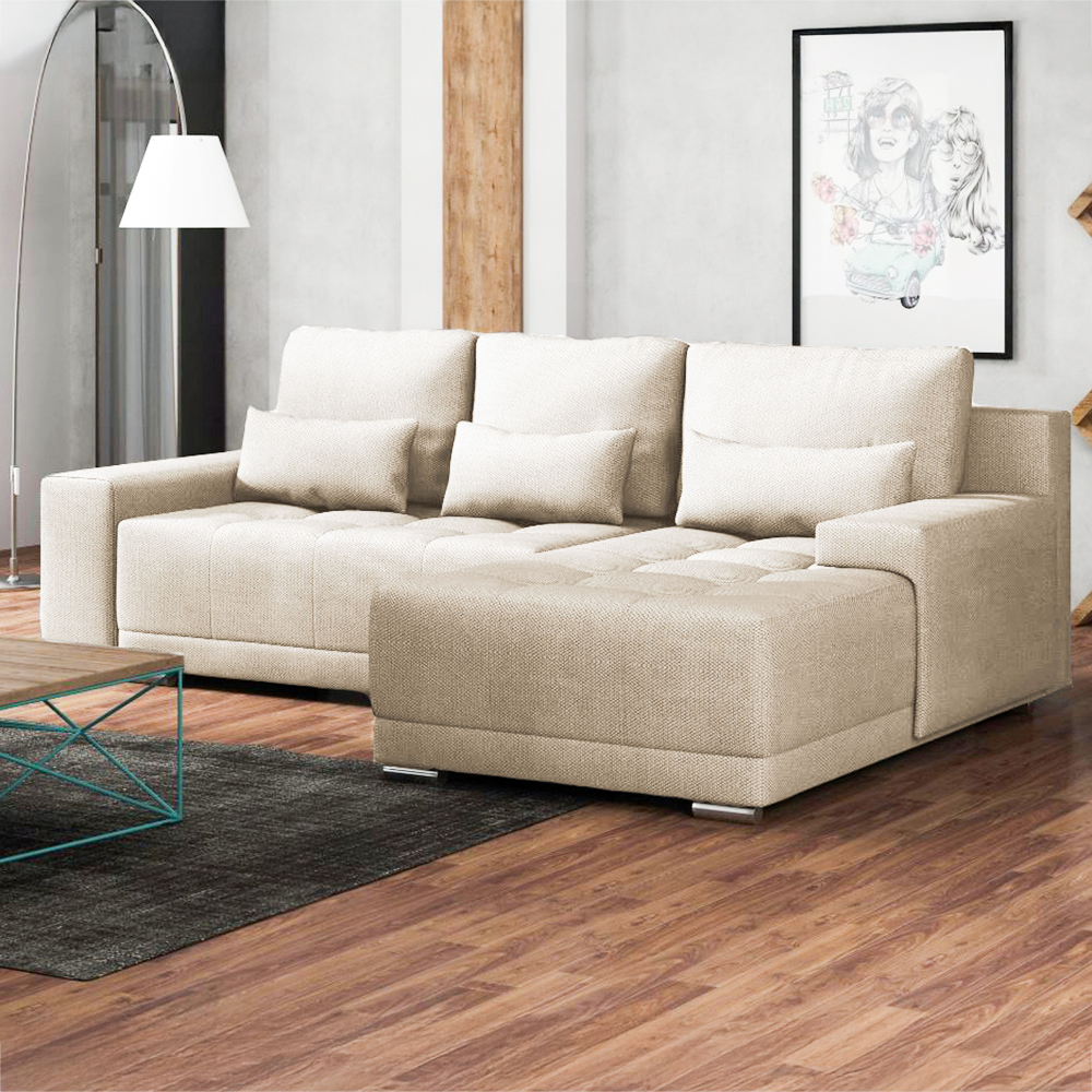 Sedací souprava LACOSTA | 259x180 cm | rozkládací + úložný prostor | VÝBĚR TKANIN