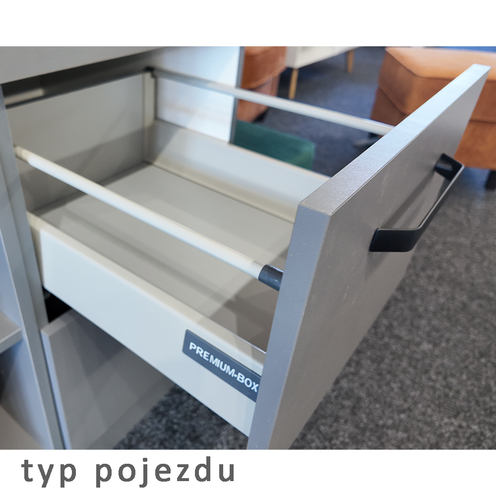 AVARANT sa | dolní skříňka 80 ZL 2 F dřezová | 80 cm | 3D povrch | šedá/artisan