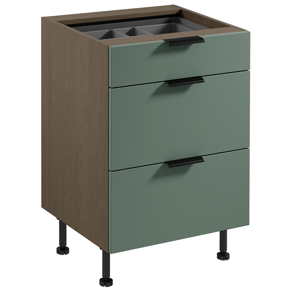 Kuchyňská linka SORENTO bg | 330 cm | UNI provedení | baltic/zelená