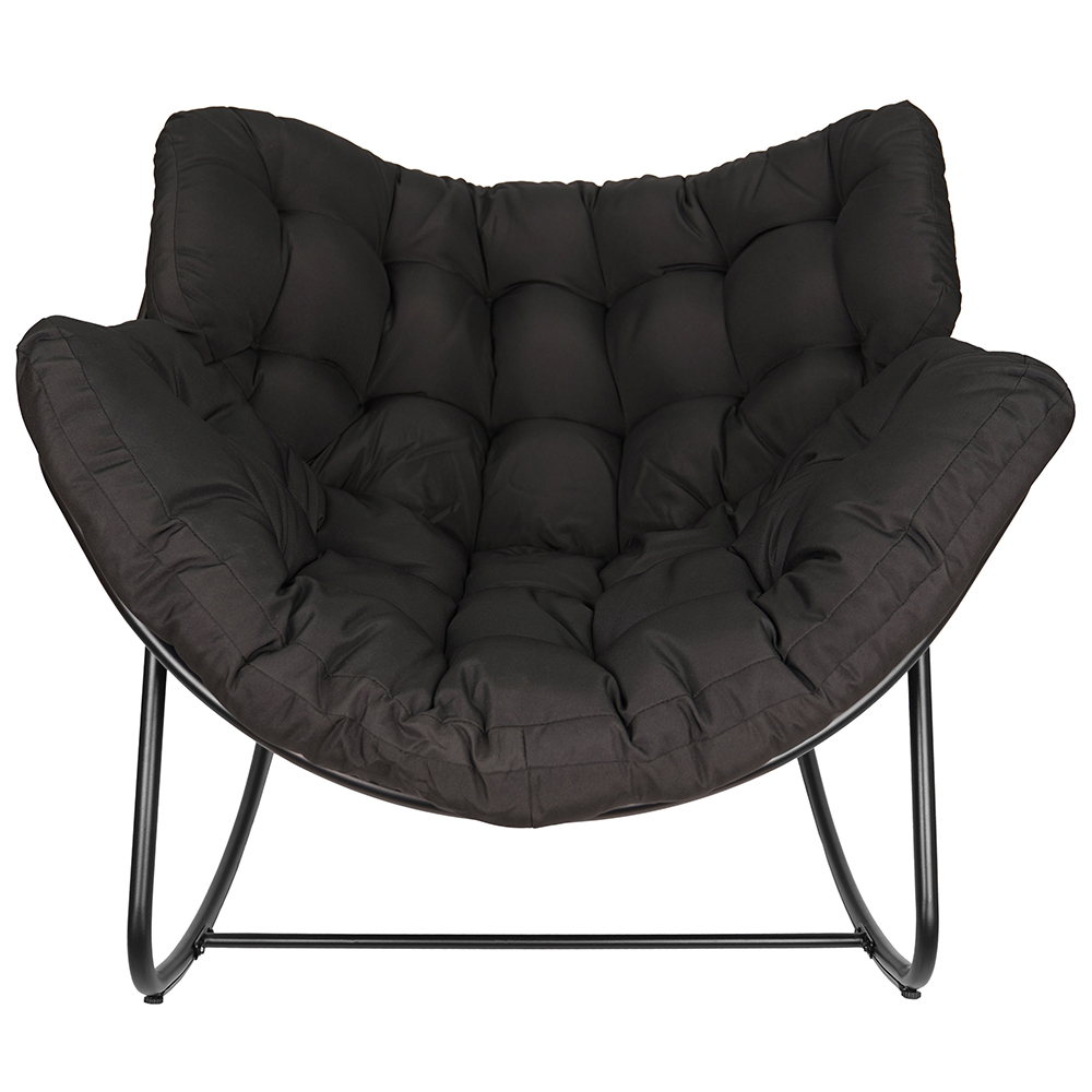 Zahradní houpací křeslo EDI + černé polstrování v ceně