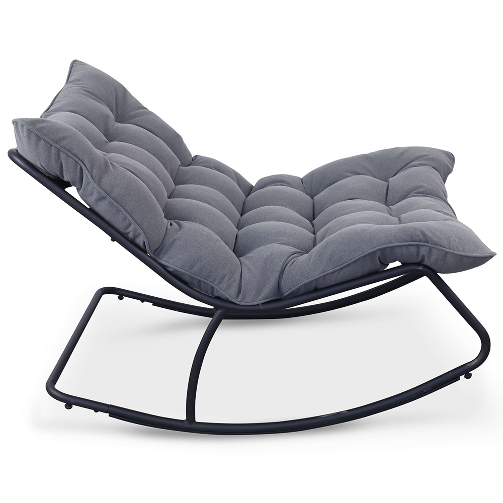 Zahradní houpací křeslo MEKSYK + šedé polstrování v ceně