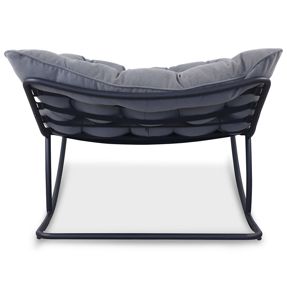 Zahradní houpací křeslo MEKSYK + šedé polstrování v ceně