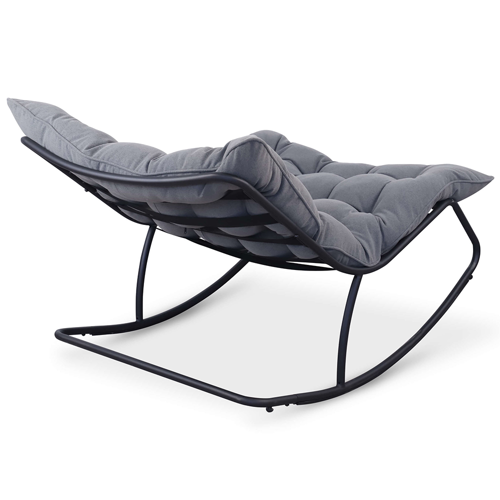 Zahradní houpací křeslo MEKSYK + šedé polstrování v ceně