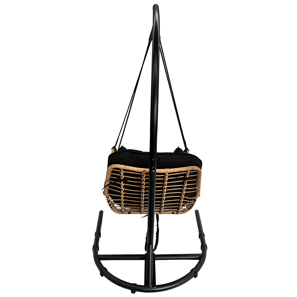 Závěsné zahradní křeslo ERICA + černé polstrování v ceně