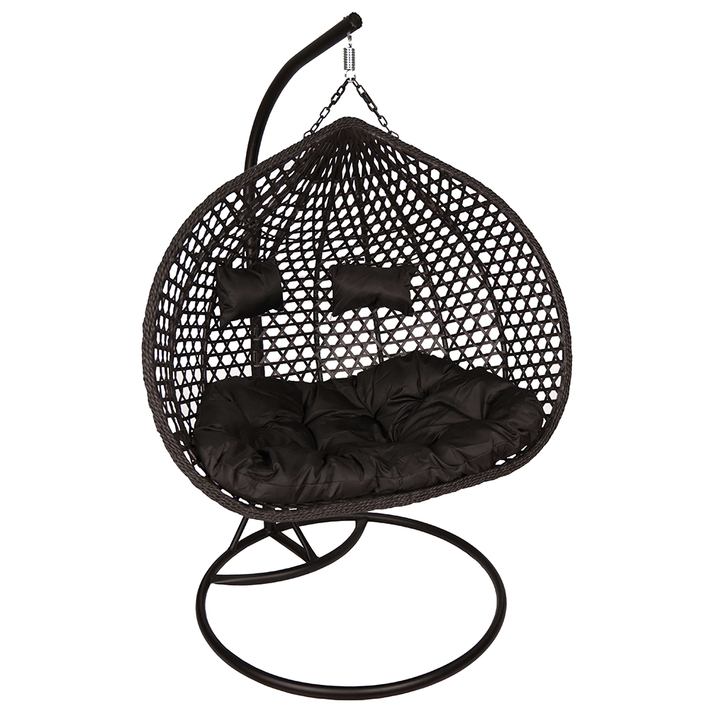 Závěsné zahradní křeslo ARUBA + černé polstrování v ceně