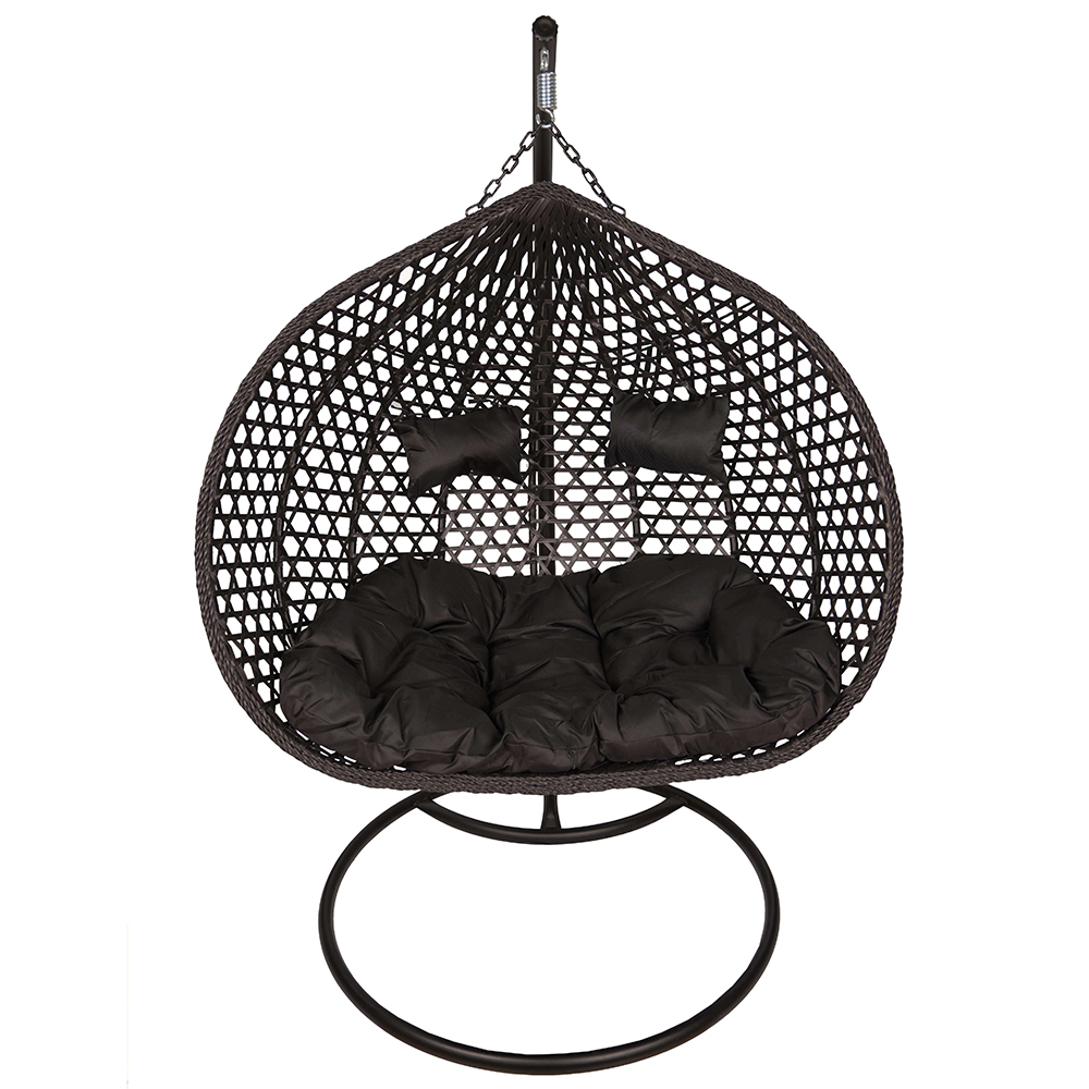 Závěsné zahradní křeslo ARUBA + černé polstrování v ceně