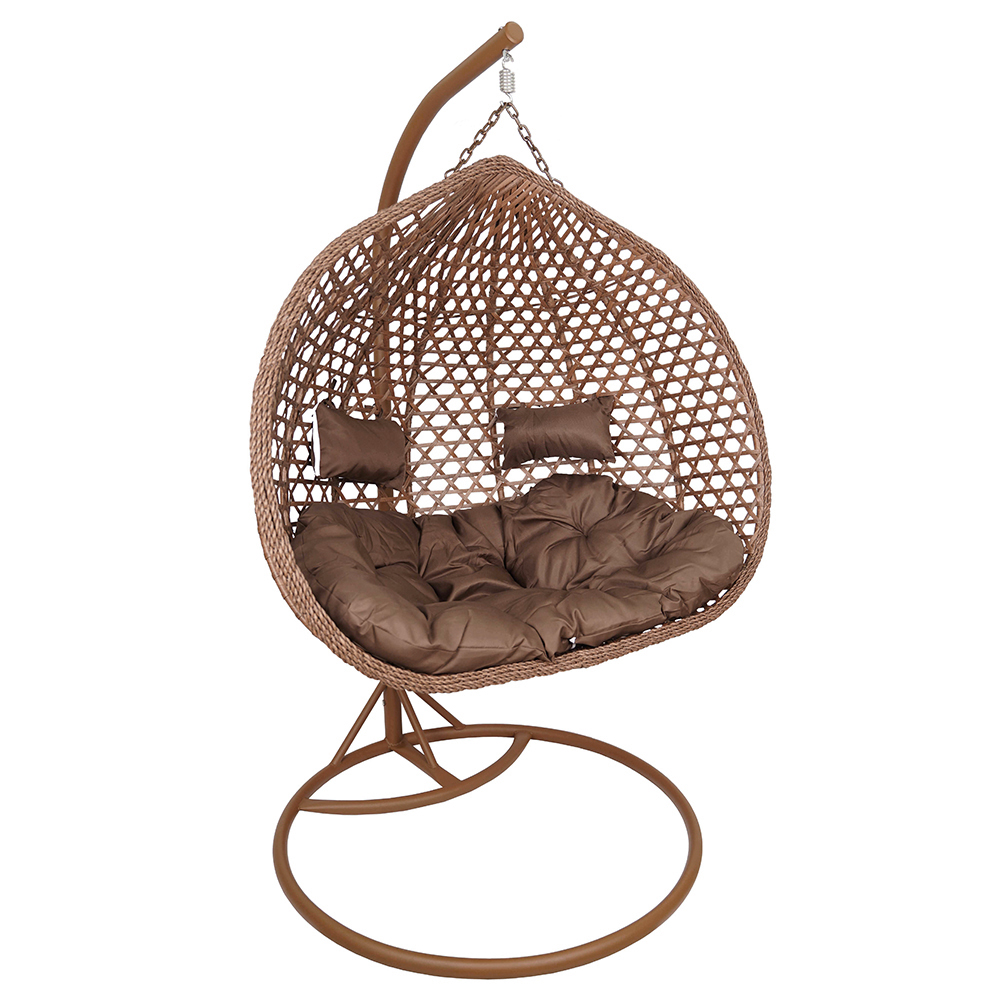 Závěsné zahradní křeslo ARUBA + hnědé polstrování v ceně