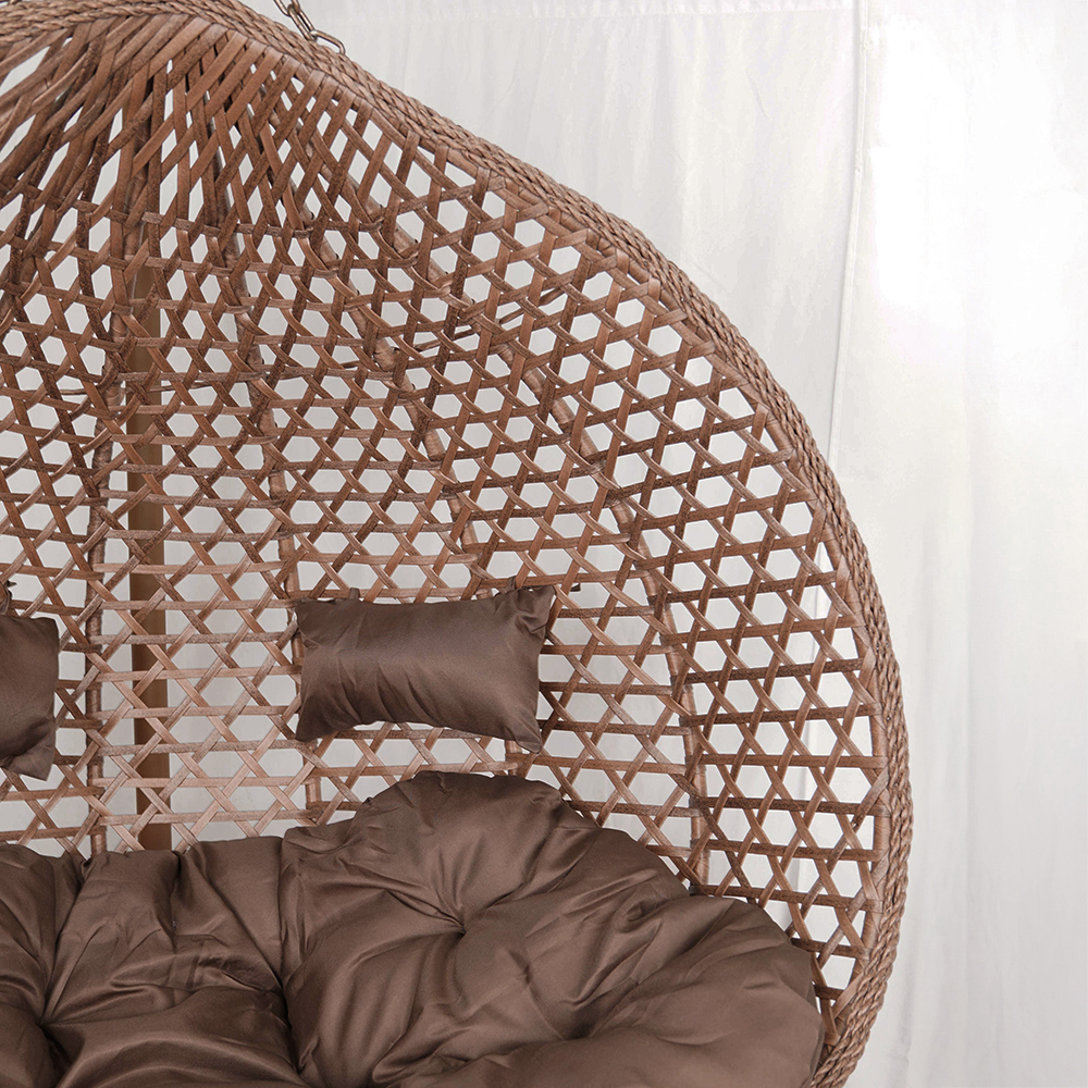 Závěsné zahradní křeslo ARUBA + hnědé polstrování v ceně