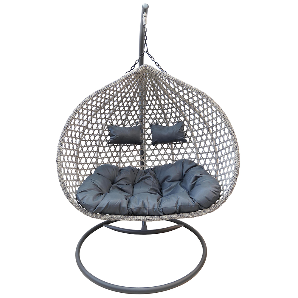 Závěsné zahradní křeslo ARUBA + šedé polstrování v ceně