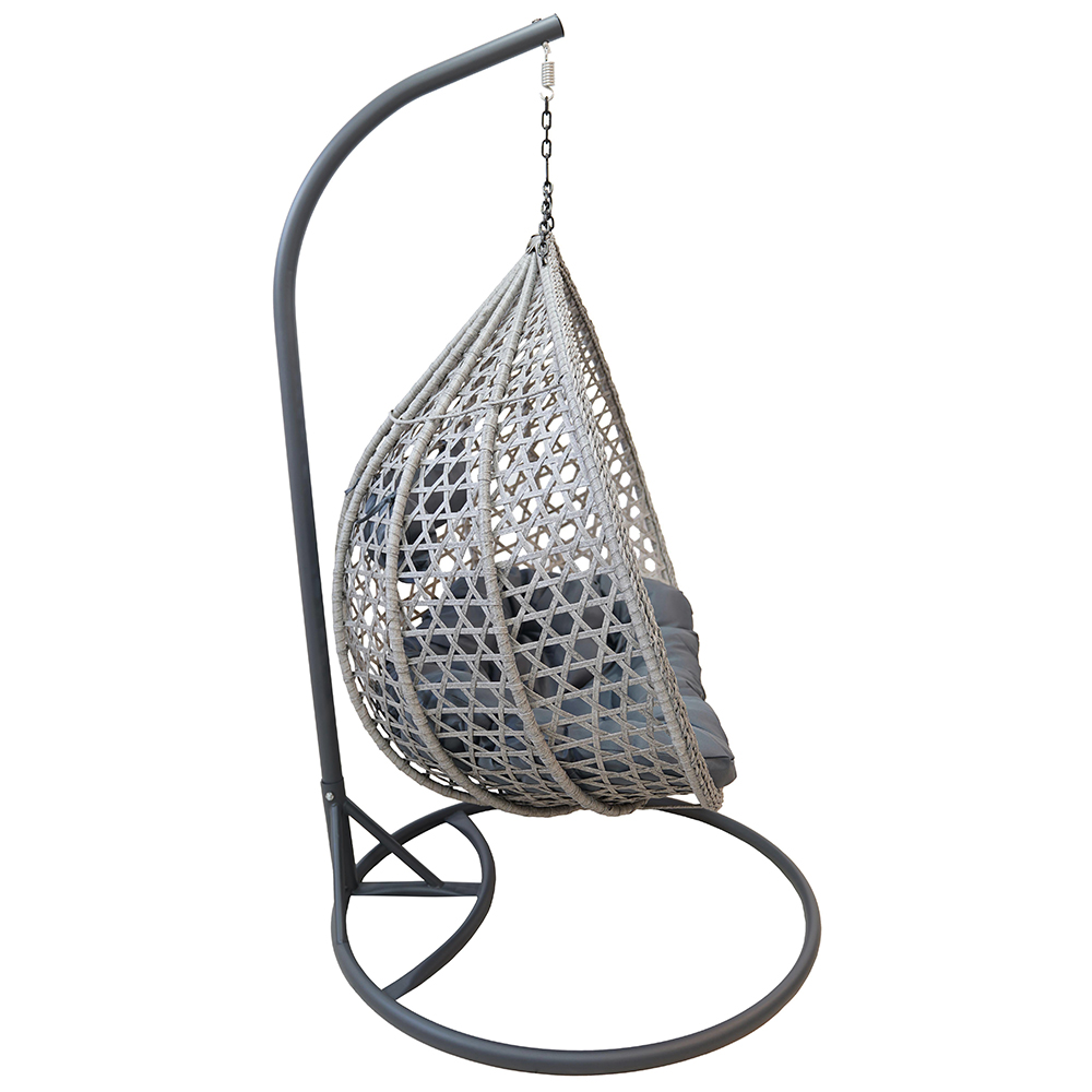 Závěsné zahradní křeslo ARUBA + šedé polstrování v ceně
